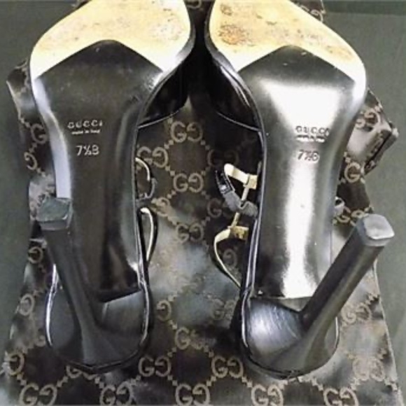 Gucci 101 0452 Pointed Toe 4" Heels, Size:7.5 - Picture 14 of 16